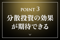 POINT 3 分散投資の効果が期待できる